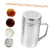 SHOWERORO 3pcs Stainless Steel Powdered Sugar Shaker Baking Duster Lid
