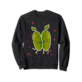 Cute Curuba Couple Hugging Curuba Fruits Sweatshirt