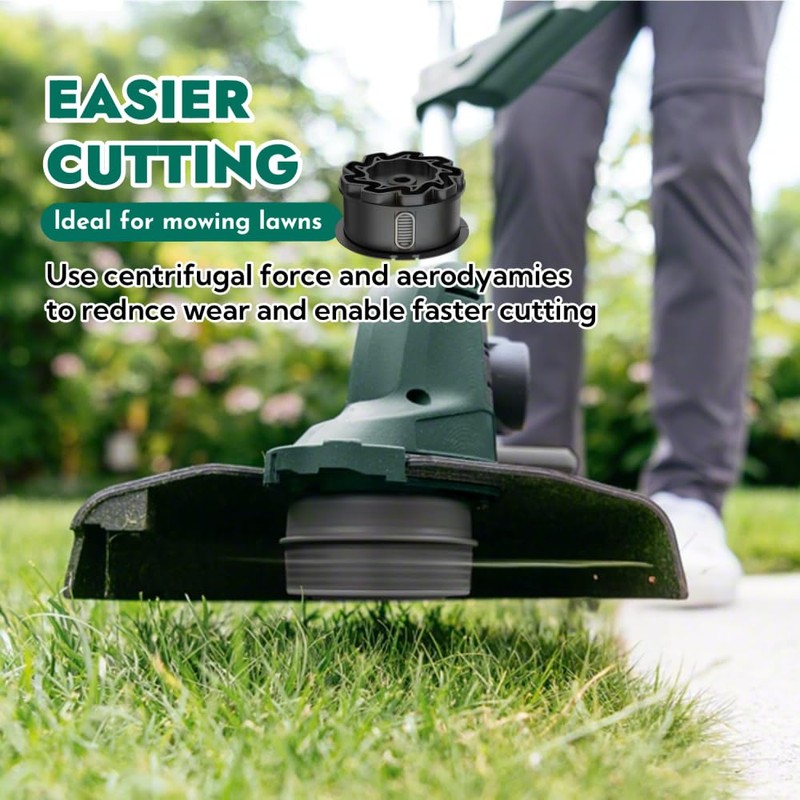 Bosch F016800570 Replacement Trimmer Spool,1.6mm x 6m Nylon Line for