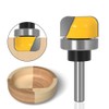 Set of 3 U-Groove Bits, Dish Cutter, Round Groove, Round