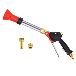 Heavy Duty Adjustable Spray Gun, 3/8"Brass Hose Barb, Agricultural Spray Gun-Up to 5.5GPM, 400 PSI