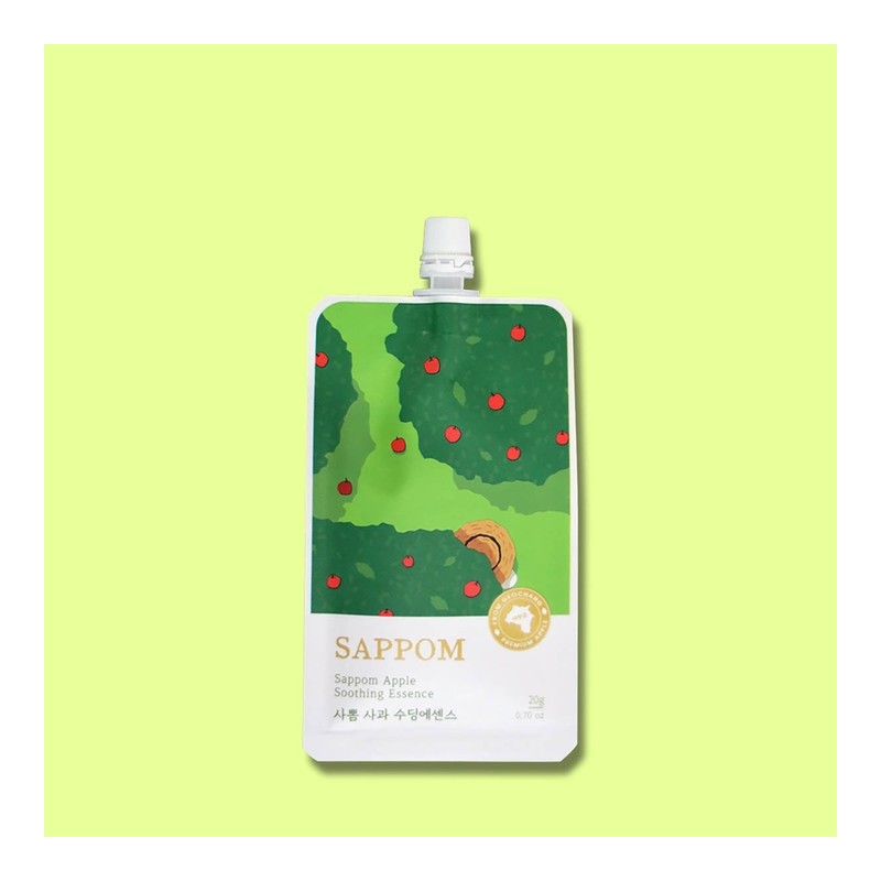 Sapoom Apple Soothing Essence (100ml+20g portable) / 사뽐 사과 수딩