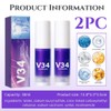 Purple Teeth Whitening Toothpaste, 2 Pieces, 30 ml Toothpaste for