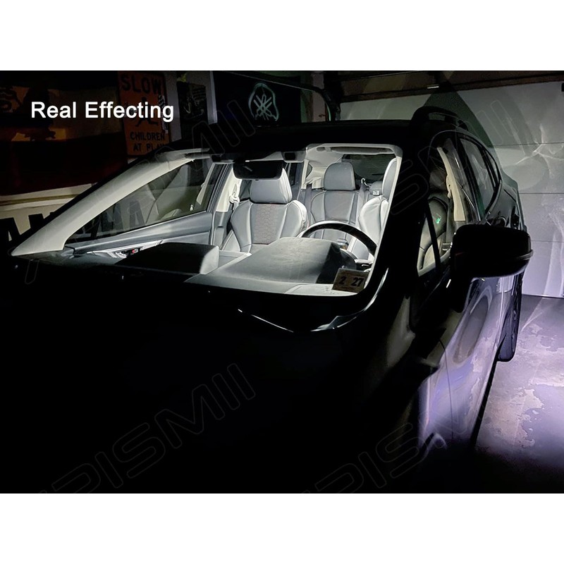 Xpismii 9 Piece 6000K White Forester Interior LED Lights Kit