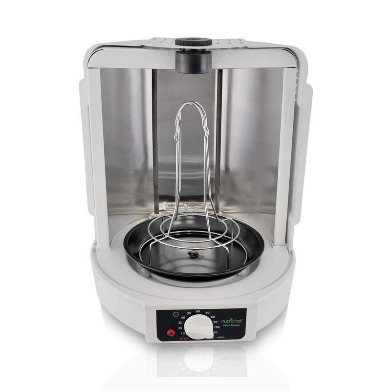 NutriChef Vertical Rotisserie Oven Roaster - Rotating Shawarma/Kebab Machine with