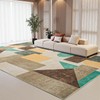 RUGICI Modern Area Rug 5x7,Ombre Low Pile Rugs,Non-Slip Non-Shedding Bedroom