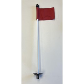 Deluxe Putting Green Accessory Kit - (3) PGA Plastic 4 Inch Cups & (3) Pin Markers with Red Jr Flags