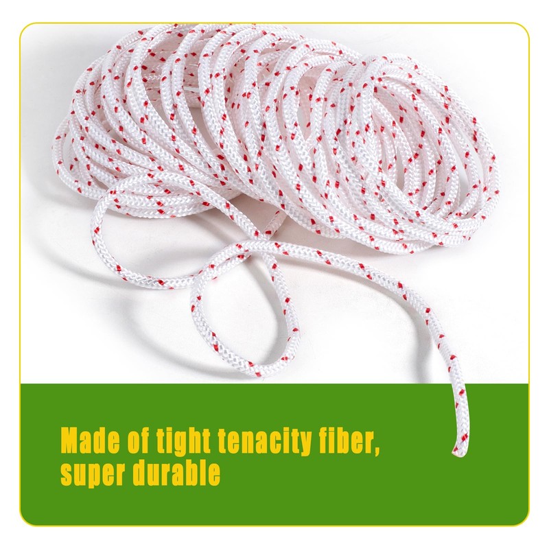 Ceukius 3.0mm-10 Meters Replacement Recoil Pull Cord Starter Rope for