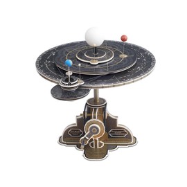 DIY Copernican Orrery with LED Sun & Planets | Solar System Model Construction Kit | Science Gifts for Teens & Adults Ages 15+