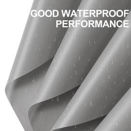 WRAPAHOLIC 20 Sheets Flower Wrapping Paper - 22.4 x 22.4 inch Pure Light Grey Water-Resistant Floral Bouquet Wrapping Paper, Florist Supplies Packaging Paper for Wedding Birthday Gift DIY