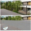 Bynbbur 2.5' x 25' Balcony Privacy Screen Deck Privacy Fence