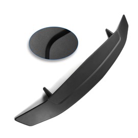 SCITOO Glossy Black Rear Spoiler Wing Body Kit Compatible with Universal Rear Trunk Spoiler Wing with 3rd Brake Light Splitter Chin Exterior Diffuser