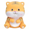 Tissting Tiger Piggy Bank, Resin Coin Storage Pot Anti-Slip Decorative
