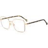 Gold Glamorous Eyeglasses by Carolina Herrera