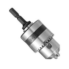 Eyech 1.5-10mm Keyed Drill Chucks 1/4 Inch Hex Shank Quick Connect Adapter Conversion Impact Driver Capacity Mount 3/8-24 UNF to Drill