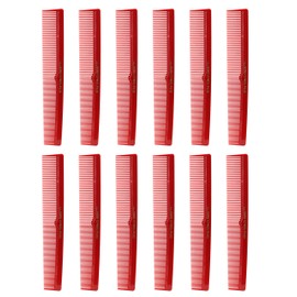 Peines Allegro 420. Peines de corte de 7 pulgadas. Peines de peluquería y peluquería profesionales. Peines rojos 1 Dz.