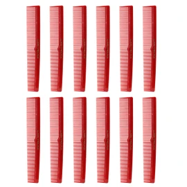 Peines Allegro 420. Peines de corte de 7 pulgadas. Peines de peluquería y peluquería profesionales. Peines rojos 1 Dz.