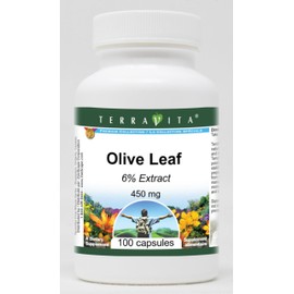 Olive Leaf 6% - 450 mg (100 Capsules, ZIN: 521832) - 3 Pack