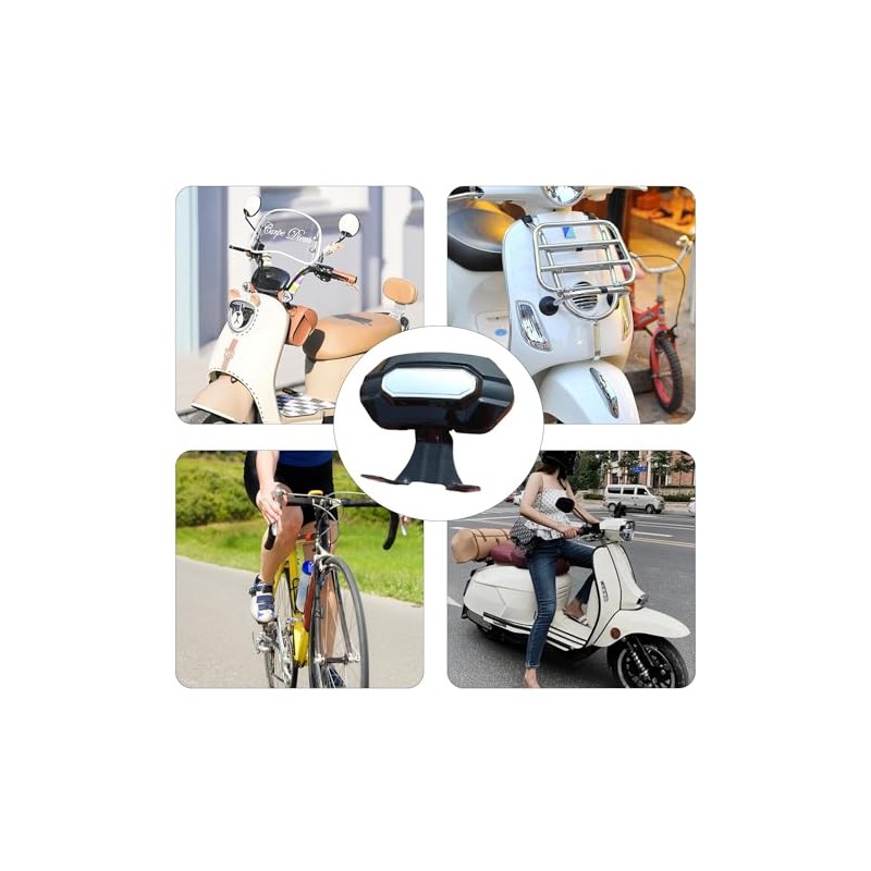 Motorcycle Backrest, Comfortable Driver Support, Removable Rear Backrest, Road Glide
