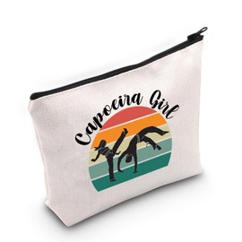 PYOUL Kosmetiktasche, brasilianisches Kampfsport-Liebhaber, Geschenk, Capoeira, G-IRL, Kosmetiktasche, Tanzkämpfer-Geschenk, Capoeira G-irl Tasche