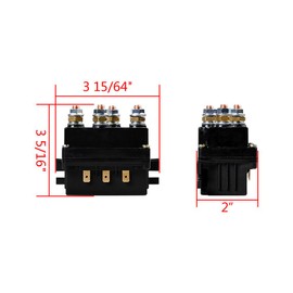 Winch Solenoid Relay Controller 500A DC 12V for Truck ATV UTV 4x4 Contactor 8000lbs-12000lbs Winches