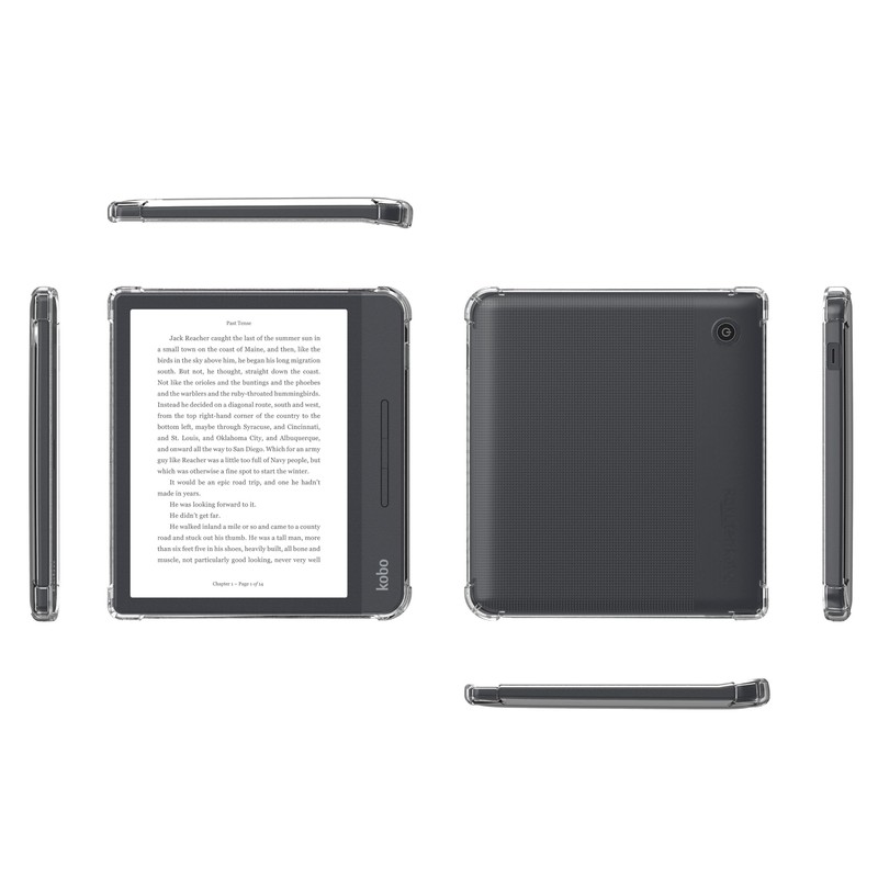 LaoShuSheng Slim Clear Case for 7" Kobo Libra H2O eReader