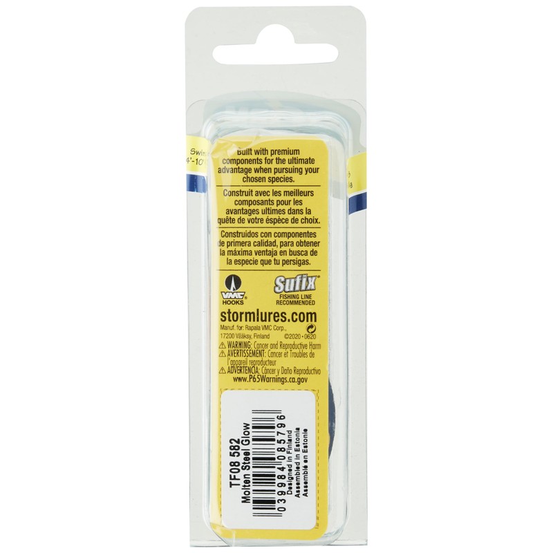 Storm TF08-582 Original Thin Fin Lure 2-1/2", 1/5 oz, Molten