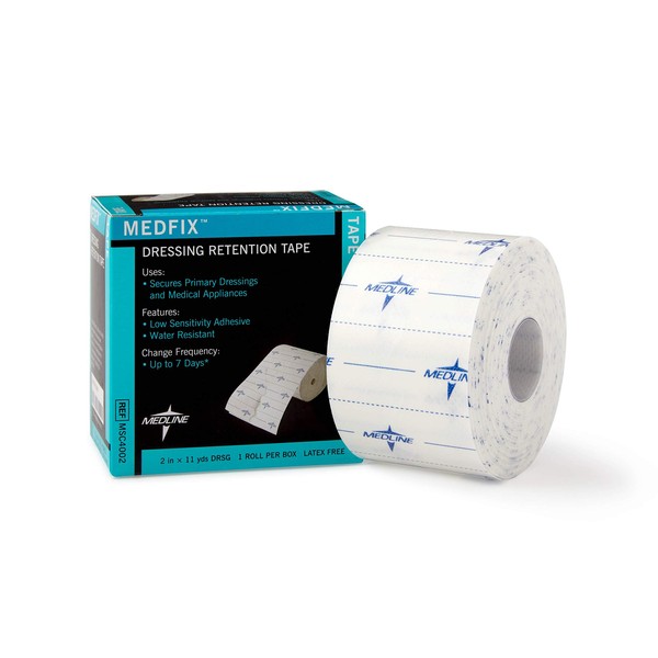 Medline Medline MedFix Dressing Retention Tape with S-Release Liner, Secures
