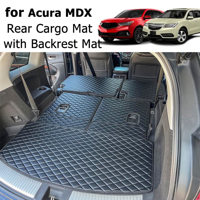 7DEEKEI Cargo Mat for 2014-2020 Acura MDX Trunk Mat and