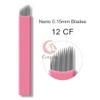 Pack of 30 Nano Microblading Needles 0.15 mm Pink Nano