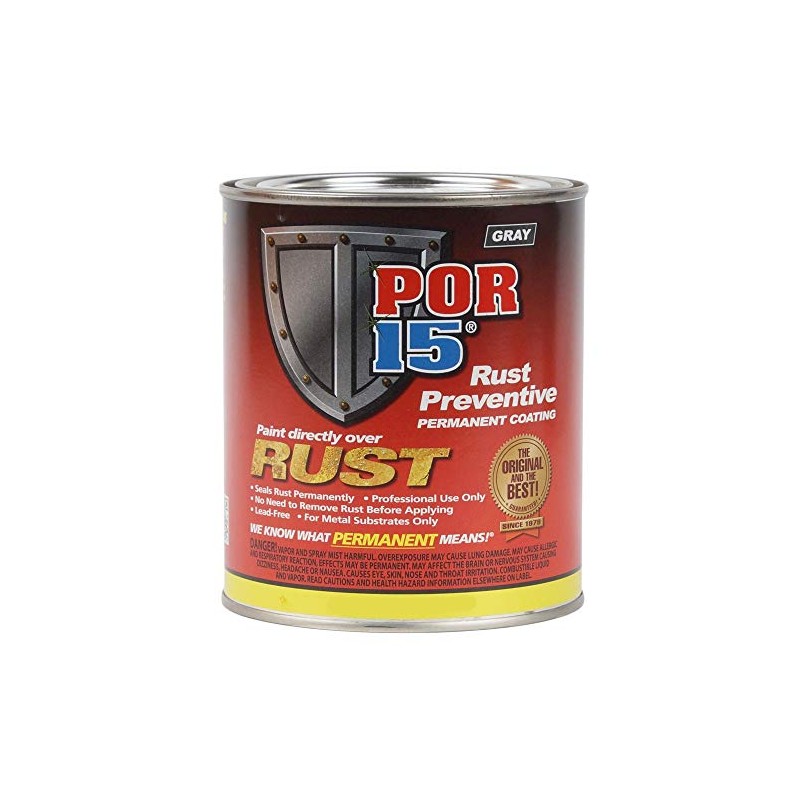 POR-15 Rust Preventive Coating, Stop Rust and Corrosion Permanently, Anti-rust,