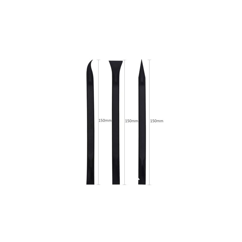 3 Piece Anti Static Black Plastic Spudger ESD Safe Pry