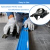 Duct Board Cutting Tool with Lid, 1.5" V-Cut Duct Board