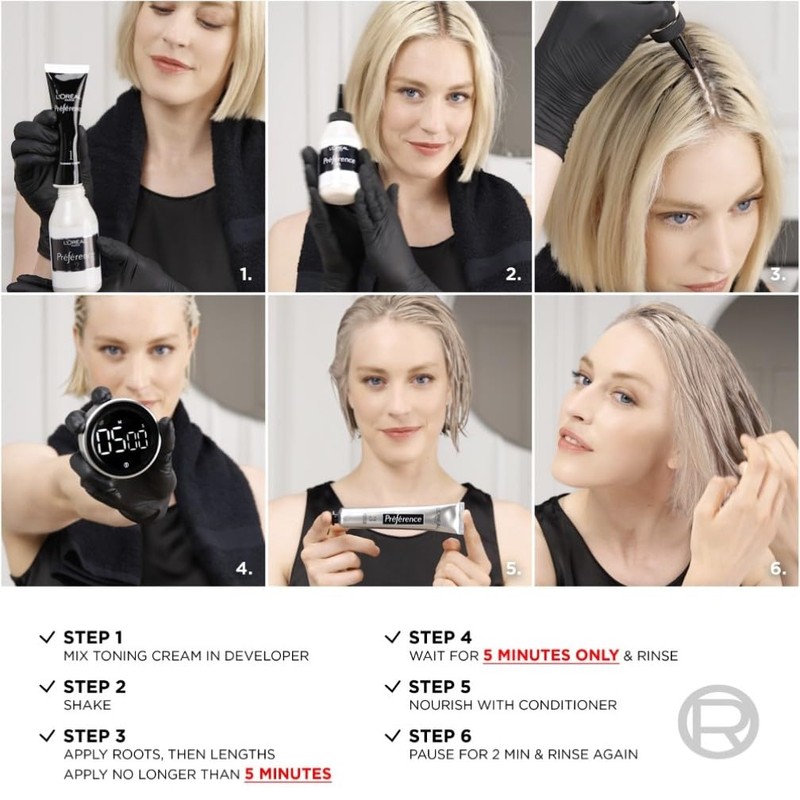Preference Le Blonding Acidic Toner Pearly Boost: Post-bleach treatment for