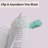 3Pcs Silicone Automatic Bookmarks, Unique Visualized Book Markers for Reading