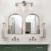 Unicozin 3 Light Vanity Lights, Brushed Nickel Wall Sconce Light