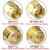 leeyovk SMA Kit, SMA Terminal, Coaxial Converter, Connector, SMA Male