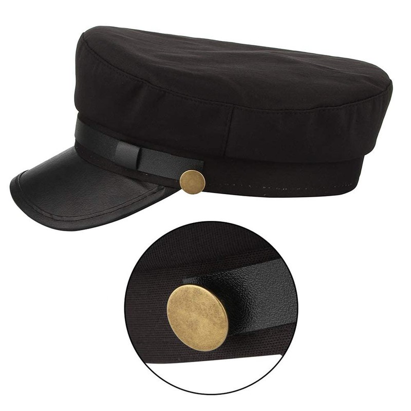 YUWXII Chauffeur Hat for Men Women, Classic Vintage Captain Hat