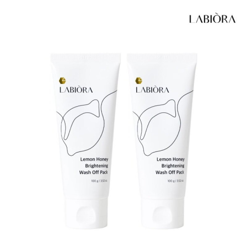 Raviora Lemon Honey Pack Brightening Wash-Off Pore Pack 100g /