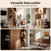 SOLADDER 3 Step Ladder, Anti-Slip and Lightweight Foldable Step Stool