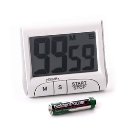 edi-tronic Egg Timer with Countdown with Magnetic Holder Foot Count-Up Stopwatch Large Display