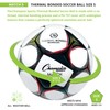 Champion Sports MATCH5 Thermal Bonded No Stitch Soccer Ball, Size