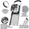Spätzle Slicer, Stainless Steel Spaetzle Grater, Spaetzle Press with Rubber