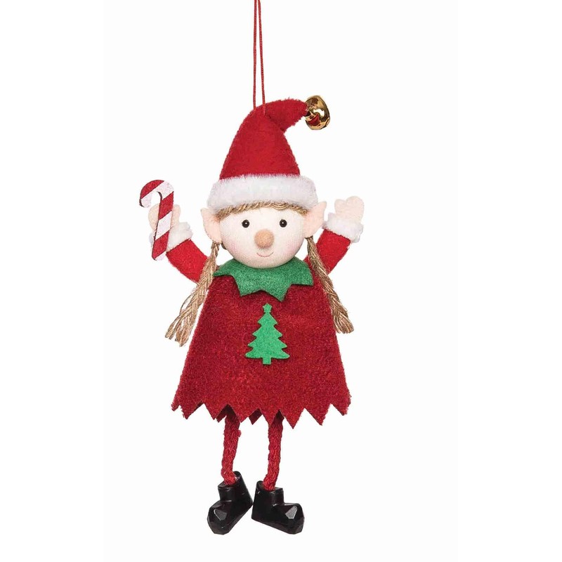 Gallerie II Elf Ornaments, Assortment of 2, A/2 Green