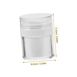 Gatuida Refillable Lotion Jar with Lid Lightweight Small Cosmetic Container for Creams Lip Gloss Travel Toiletries Down Cream Jar with Sealed Lid for Easy Use