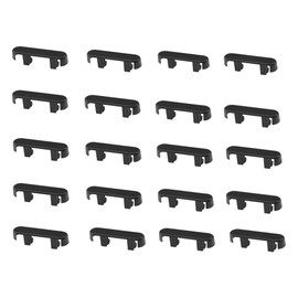 20 Pcs Weep Hole Covers, Window Drainage Cover Caps, Drainage Caps, Window Sill End Caps, Windows Sill Cover Hole Suitable for UPVC Window Fittings (Black)