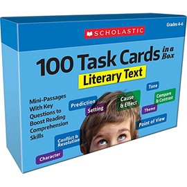 100 Task Cards in a Box: Making Inferences: Mini-Passages With Key Questions to Boost Reading Comprehension Skills