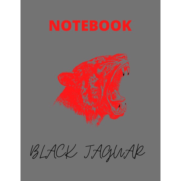 NOTEBOOK: BLACK JAGUAR NOTE FOR CHILDREN AND ADULTS