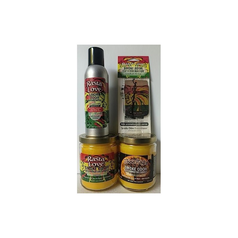 Smoke odor Exterminator Rasta Love, Includes One 13 oz Jar