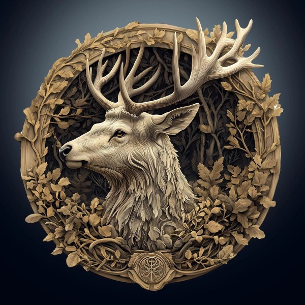 Pijesaksa Wooden Puzzles for Adults - Unique Shape Deer Puzzle,